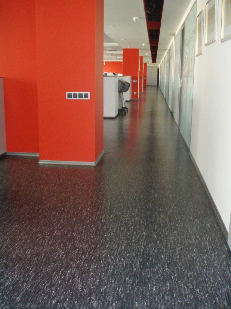 Применение линолеума Amstrong Granette PUR Линолеум Gerflor Granette PUR