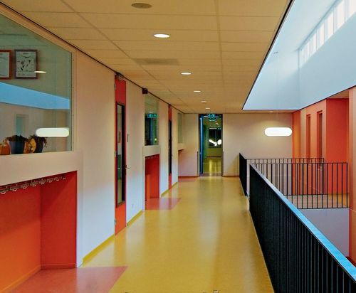 Линолеумное покрытие Marmorette в интерьере Натуральный линолеум Gerflor Marmorette